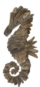 Driftwood Sea Horse 60 cm